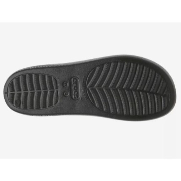 Crocs Classic Platform Slide Sandal Womens Size 9 Gently Used EUC Black - Picture 12 of 12